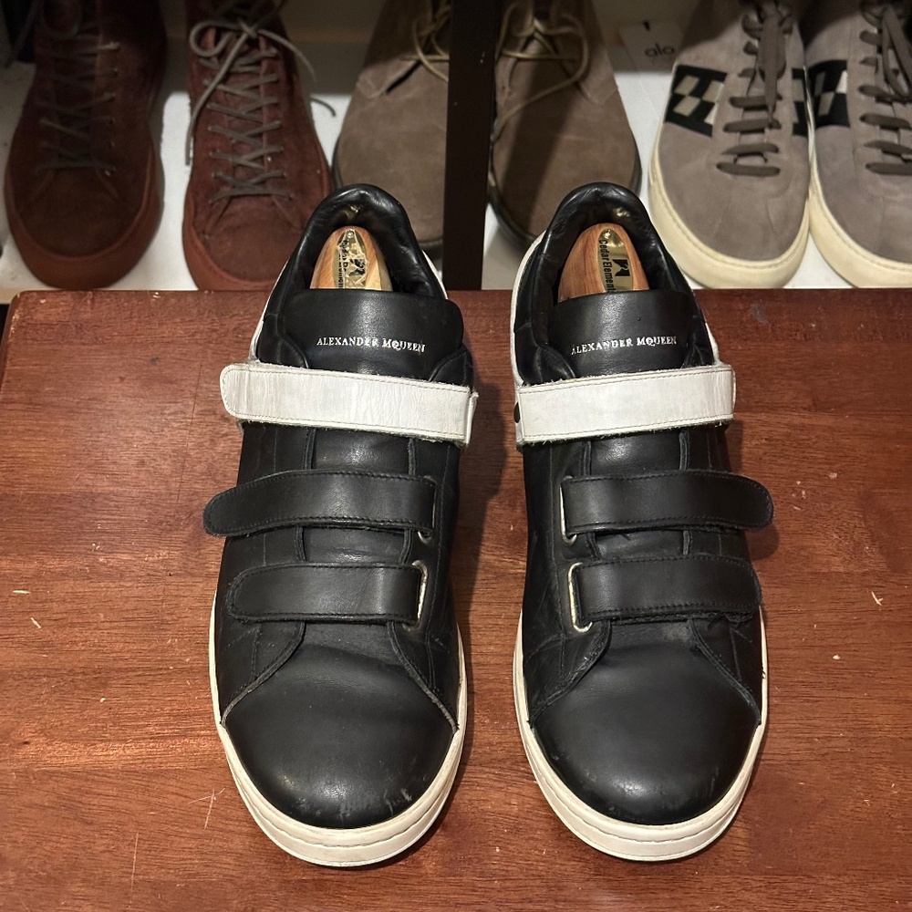 Alexander McQueen Men’s Leather Sneakers
